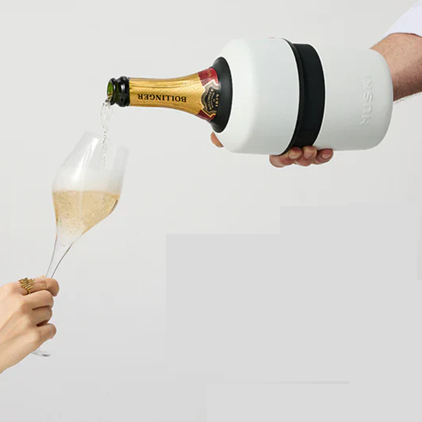 HUSKI CHAMPAGNE COOLER in White by Huski