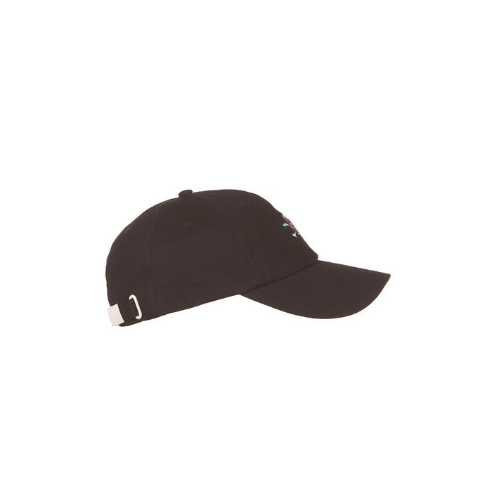 Black dad hat featuring the 'Cones N Bones' Ice Cream logo