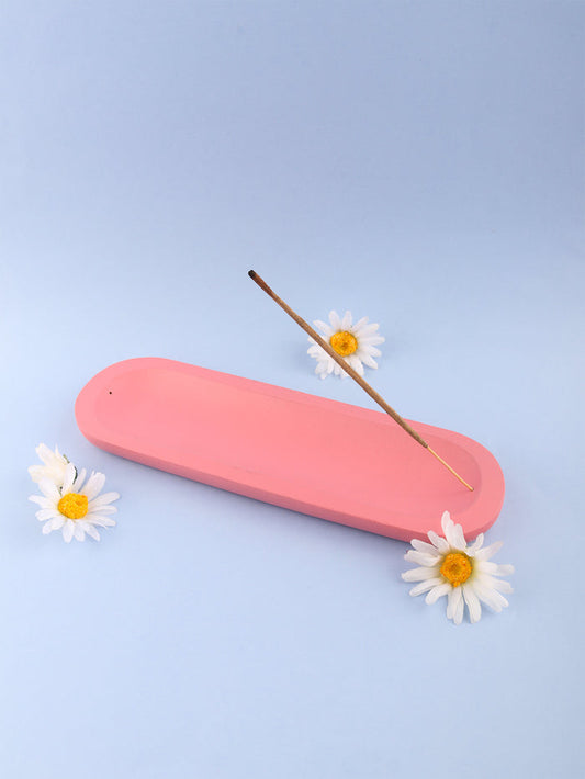 Incense Boat Wide | Pink-Image 1