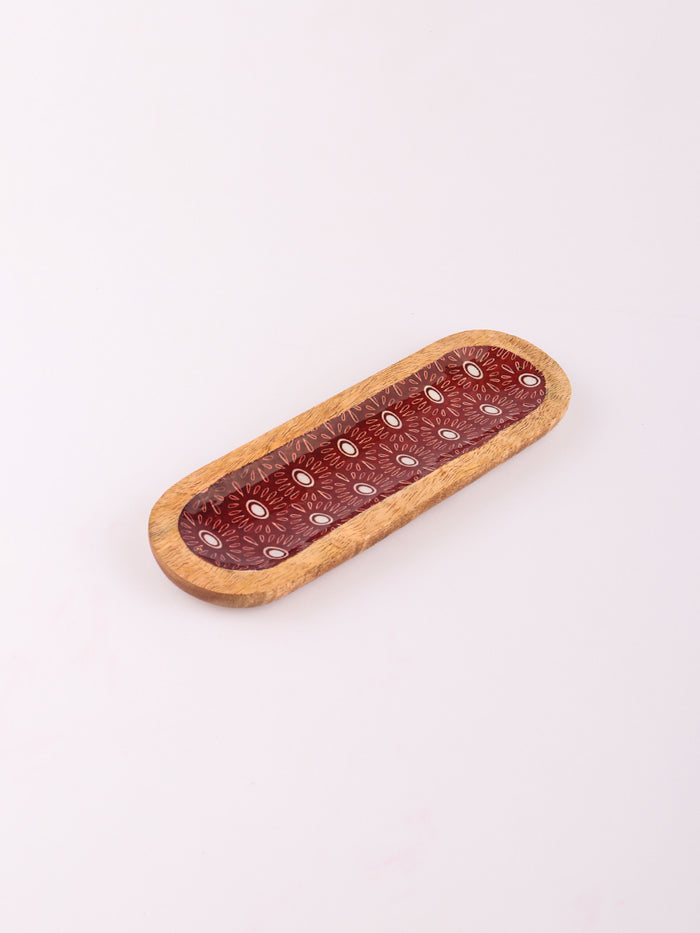 Incense Boat Wide | Red-Image 3