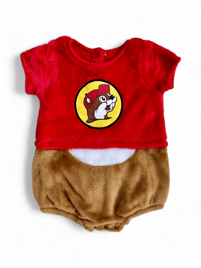 Infant Buc-ee Beaver Onesie Union Bubble Suit