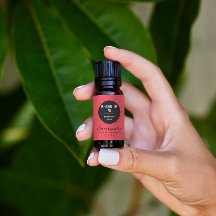 Inflammation Aid Essential Oil Blend- With Turmeric & Ginger for Swelling, Arthritis & Joint Pain