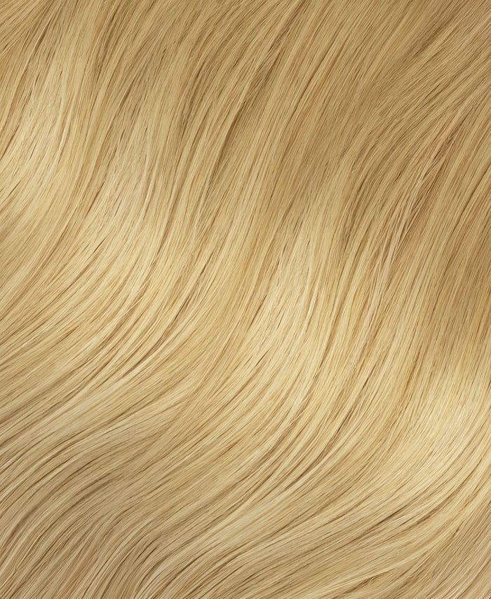 invisible clip-in hair extensions dirty blonde.