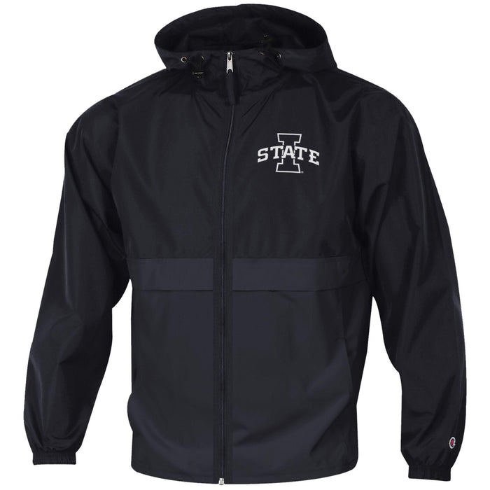 Iowa State Black Champion Full Zip Lightweight Jacket