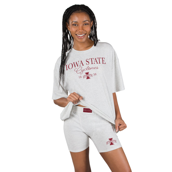 Iowa State Cyclone Women's Fray Tee & Biker Shorts