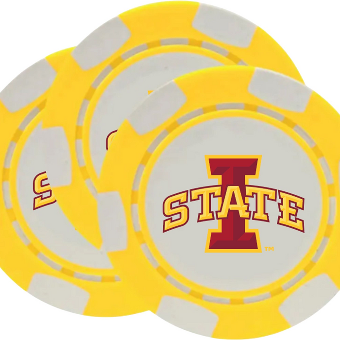 Iowa State Cyclones Chip Ball Marker 3 Pack
