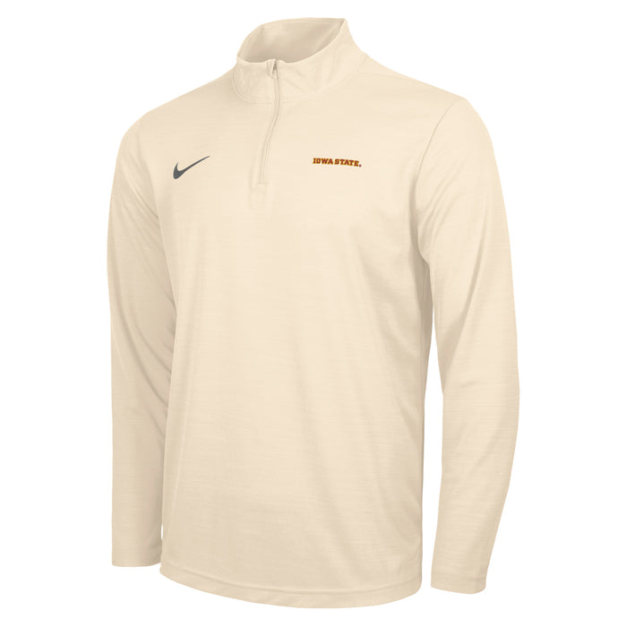 Iowa State Cyclones Nike Dri-Fit Sride Heather Half Zip