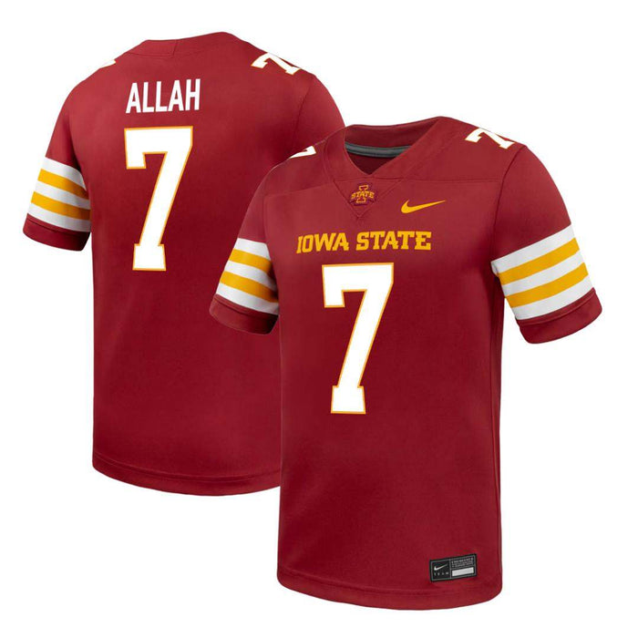 Iowa State Cyclones NIKE NIL Youth Football Jersey Red