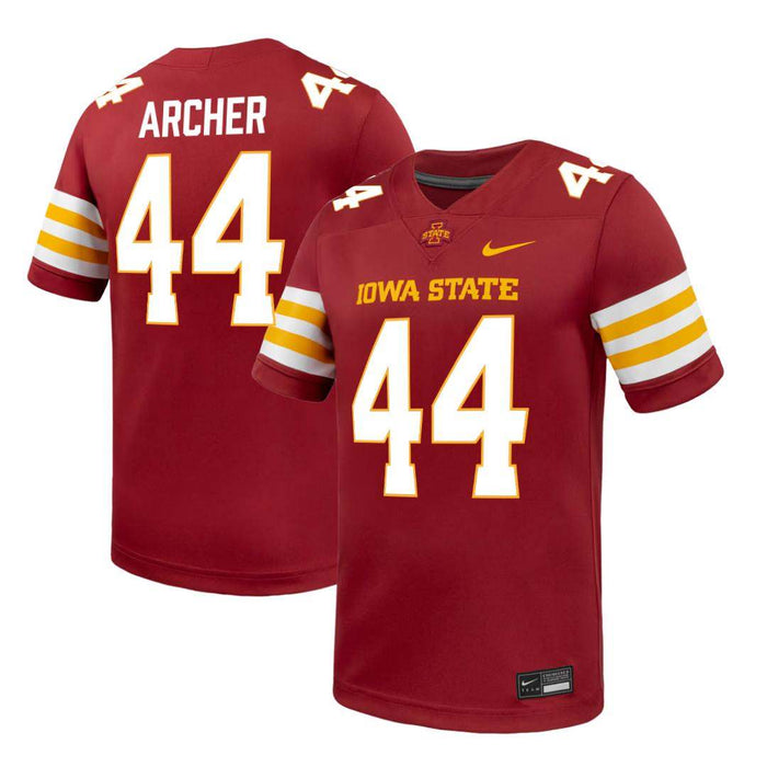 Iowa State Cyclones NIKE NIL Youth Football Jersey Red