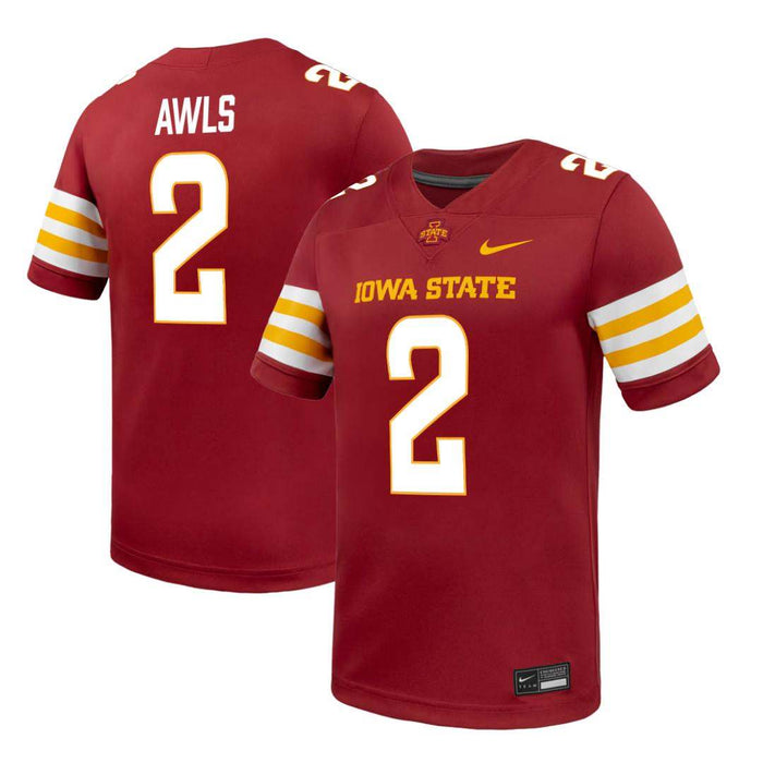 Iowa State Cyclones NIKE NIL Youth Football Jersey Red