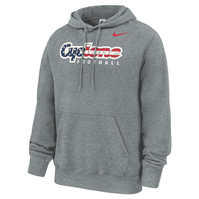 Iowa State Cyclones Patriotic Football Hood