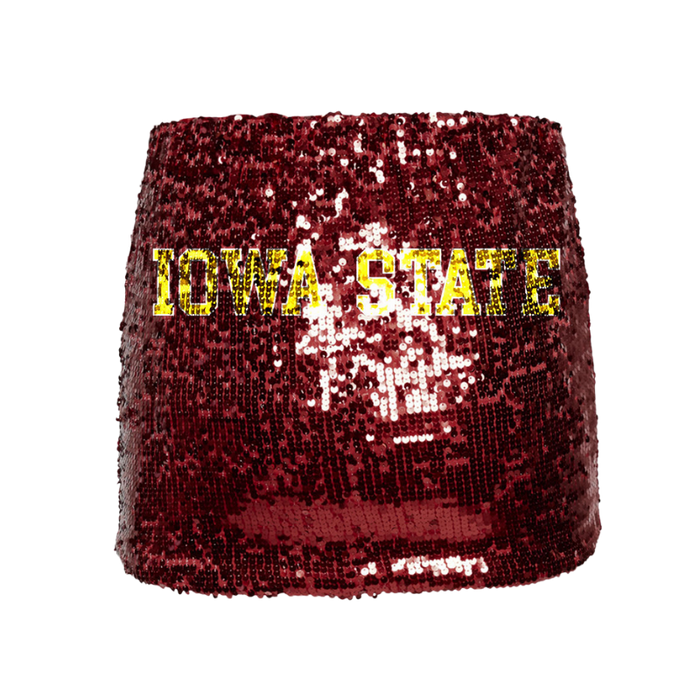 Iowa State Cyclones Women's Sequin Mini Skirt
