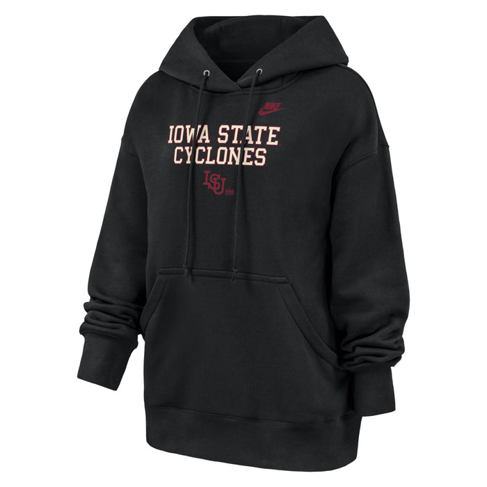 Iowa State Hoodie Women's Black Nike Vintage ISU