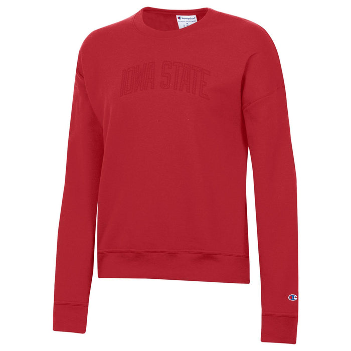 Iowa State Sweatshirt Women's Tonal Red Champion