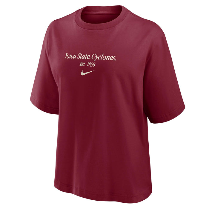 Iowa State T-Shirt Women's Boxy Nike