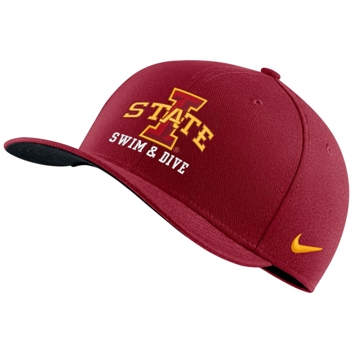 Iowa State University Nike Swooshflex Swim & Dive Cyclones Cap