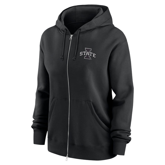Iowa State Women's Nike Black I-State Phoenix Fleece Track Jacket