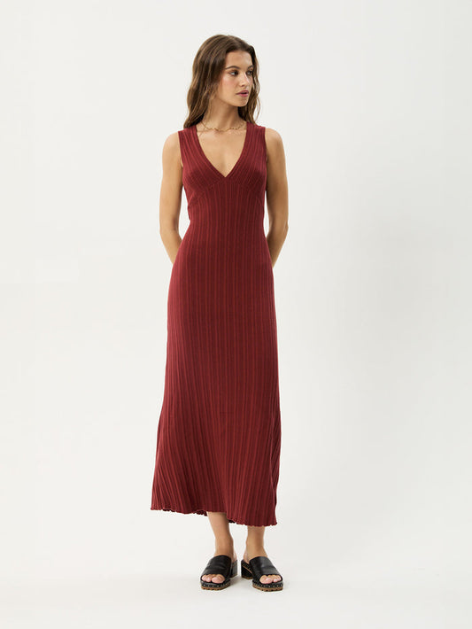 Iris - Recycled Knit Midi Dress | Red Rum-Image 1