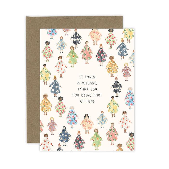 It Takes a Village Card | Thank You Card - Magnolia Lane co. Home + Garden + Gift