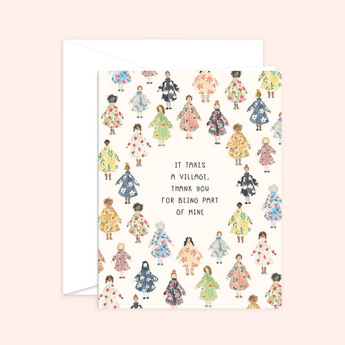 It Takes a Village Card | Thank You Card - Magnolia Lane co. Home + Garden + Gift