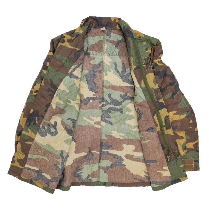Italian Army Woodland Paratrooper Combat Shirt - Small - Italian Army Surplus - Field Shirts
