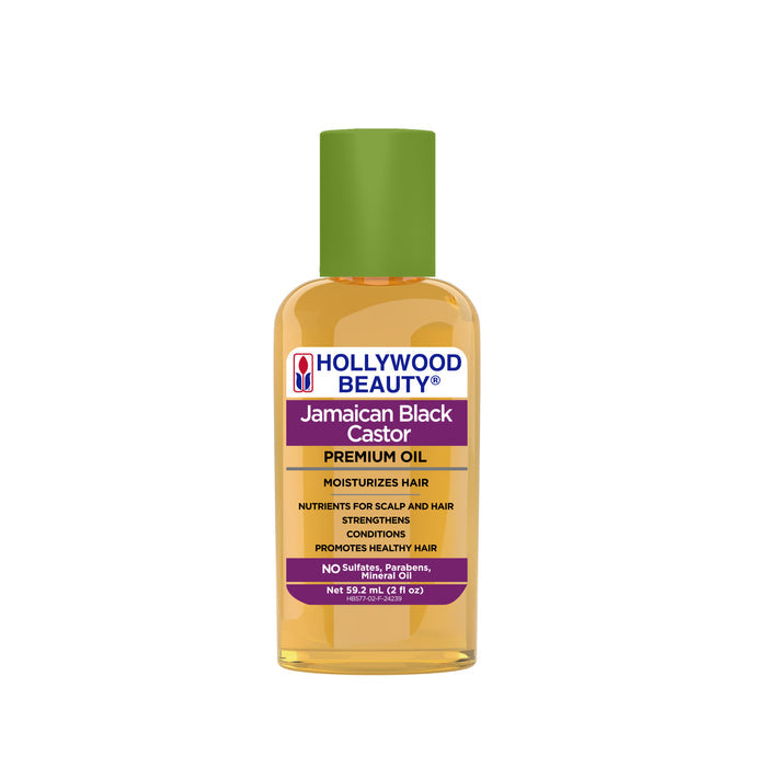 Jamaican Black Castor Premium Oil for Hair, Scalp, Skin, and Nails - 2 fl oz