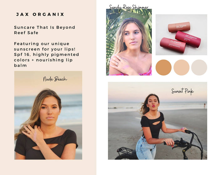 Jax Organix - Tinted Lip & Face Balm SPF 16