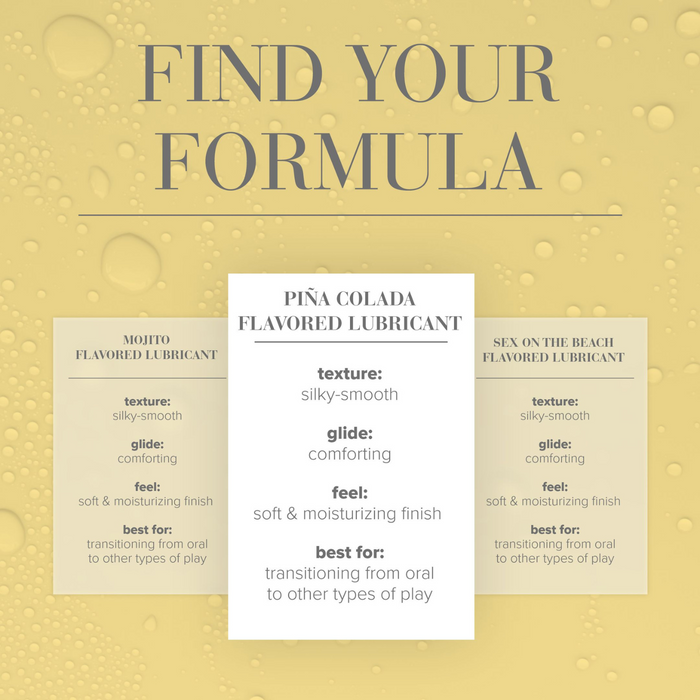 JO Cocktails Pina Colada Flavored Lube 2 fl oz - formula
