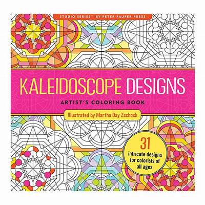 Kaleidoscope Designs Artists Coloring Book