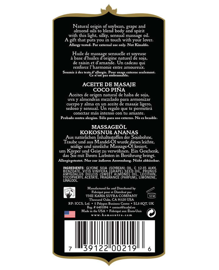 Kama Sutra Naturals Oil Coconut Pineapple