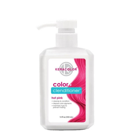 Keracolor Color + Clenditioner 355ml - HOT PINK
