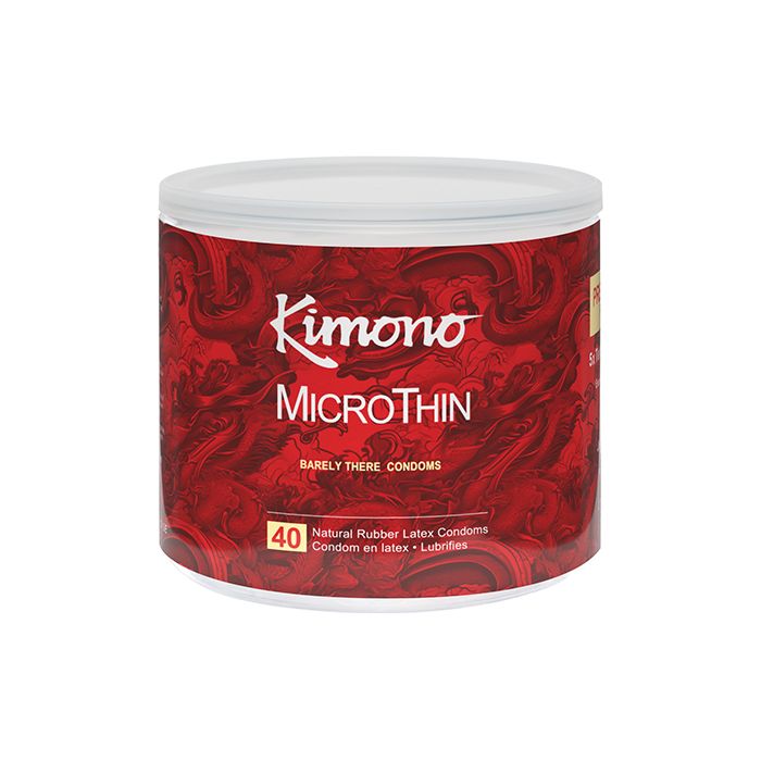 Kimono Microthin Ultra Thin Assorted Colors Bowl 40 | WorldCondoms
