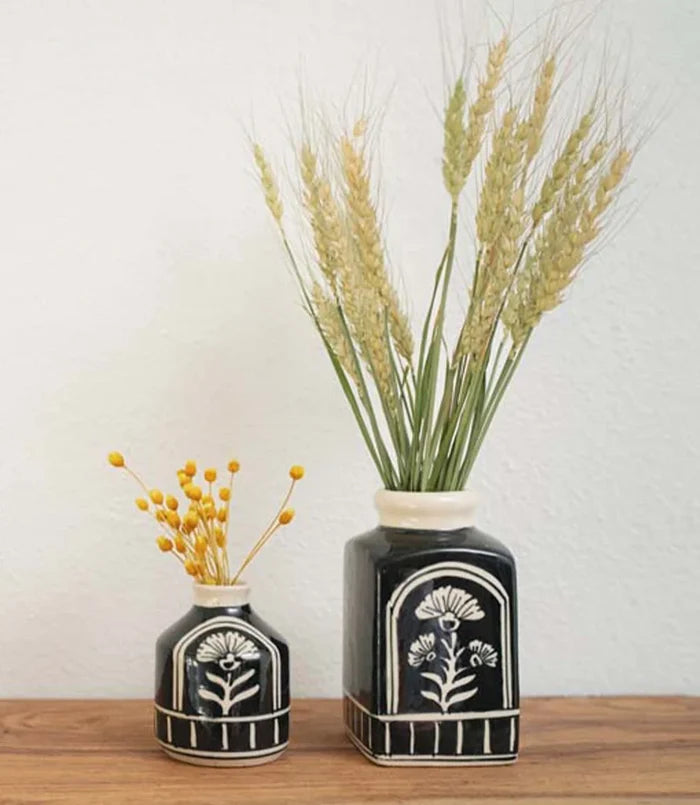 Koyala Floral Ceramic Vase