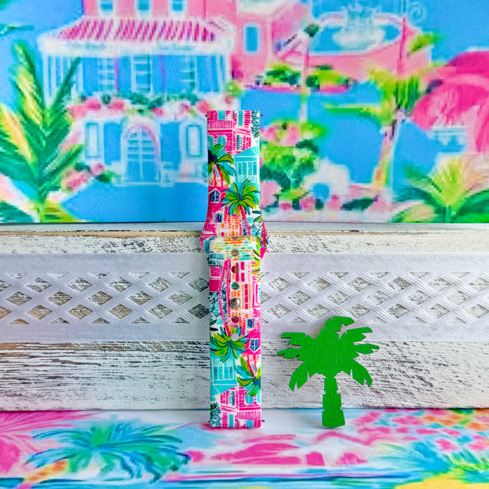La Palma Villa Print Silicone Band For Samsung Watch