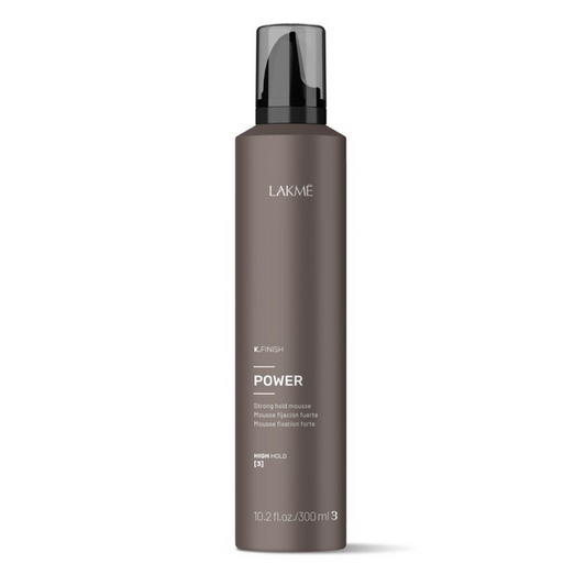 Lakme K Finish Power Strong Hold Mousse 10.2oz (Runway) - Lakme | Available at Studio 360 Salon, Chatham, NJ