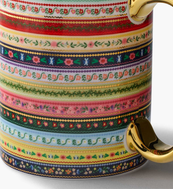 LAST CHANCE: Rifle Paper Co. Gemma Porcelain Mug Home Caffe Luxxe