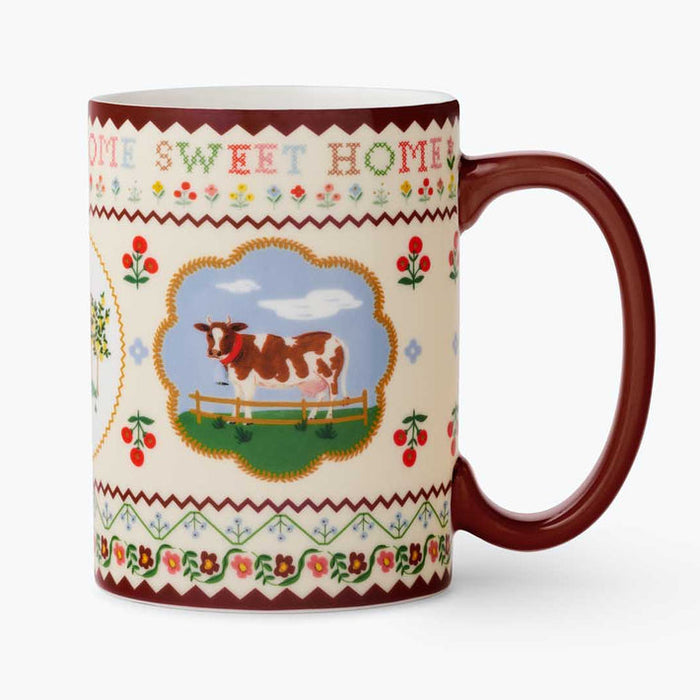 LAST CHANCE: Rifle Paper Co. Home Sweet Home Porcelain Mug Home Caffe Luxxe