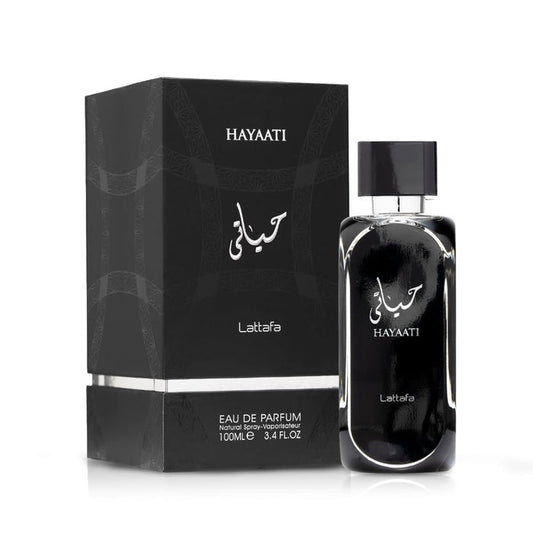 Lattafa Perfumes Hayaati Eau de Parfum Spray for Men, 3.4 Ounce
