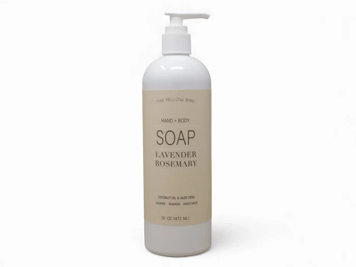 Lavender Rosemary Liquid Hand Soap and Body Wash