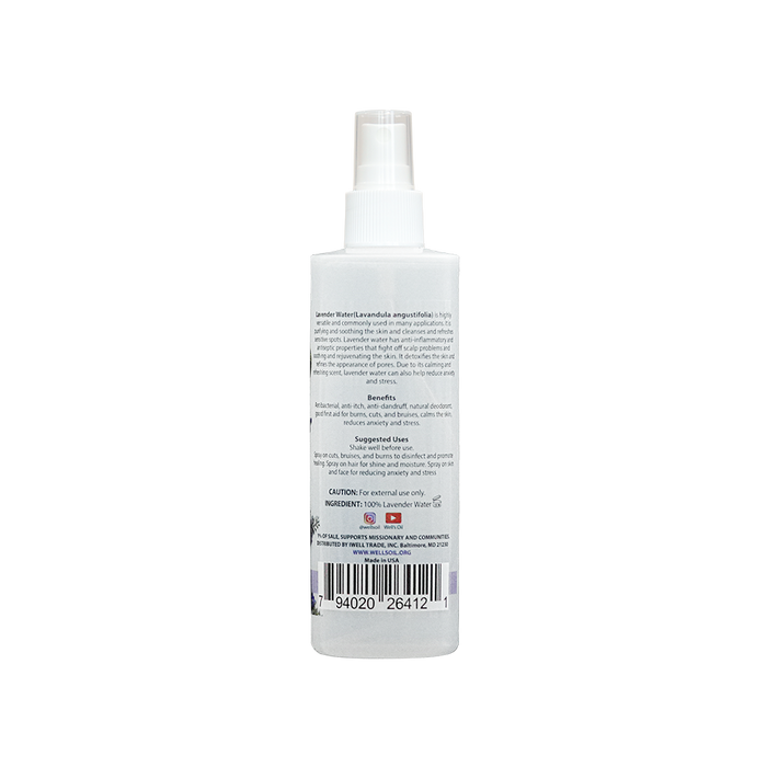 Lavender Water Mist Spray | 8 fl. oz.