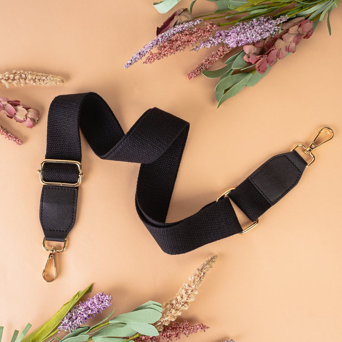 LBT0011 - Solid Bag Strap - Black