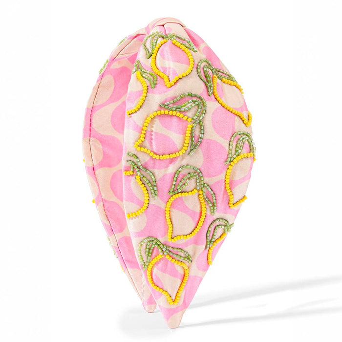 Lemon Pop Printed Knotted Headband