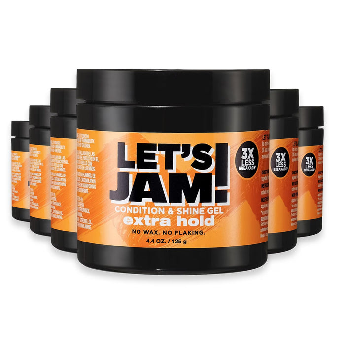 Let’s Jam Extra Hold Shine Gel, 4.4 oz – 6 Pack