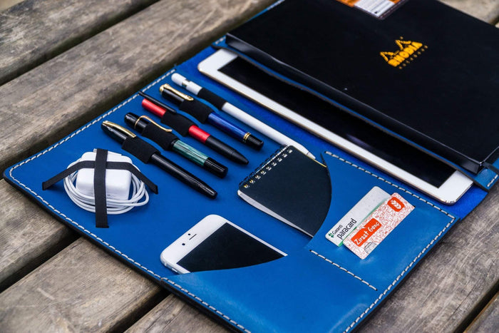 Leuchtturm1917 A4 - A4+ Leather Cover Portfolio - Blue