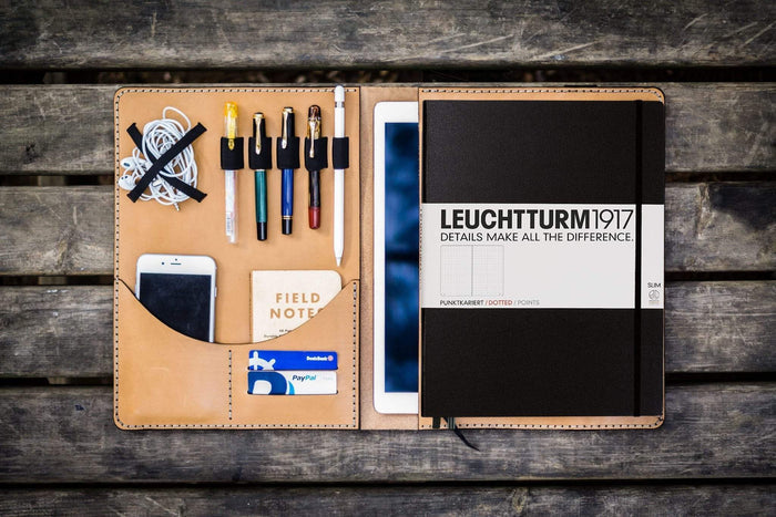 Leuchtturm1917 A4 - A4+ Leather Cover Portfolio - Natural
