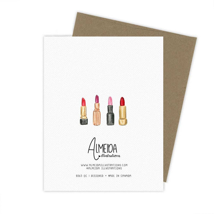Lipstick Card | Sympathy | Divorce Card - Magnolia Lane co. Home + Garden + Gift