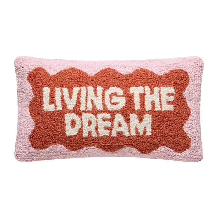 Living the Dream Hook Pillow - Ampersand