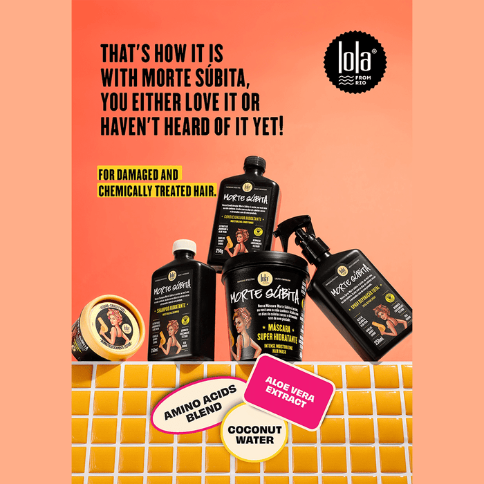 Lola from Rio Morte Subita Intense Moisturising Conditioner For Damaged & Chemically Treated Hair 250g - Beauty Tribe