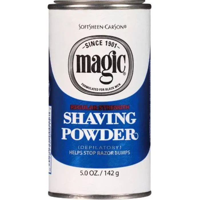 Magic Razor less Shaving Powder - Regular Strength, 5 oz.