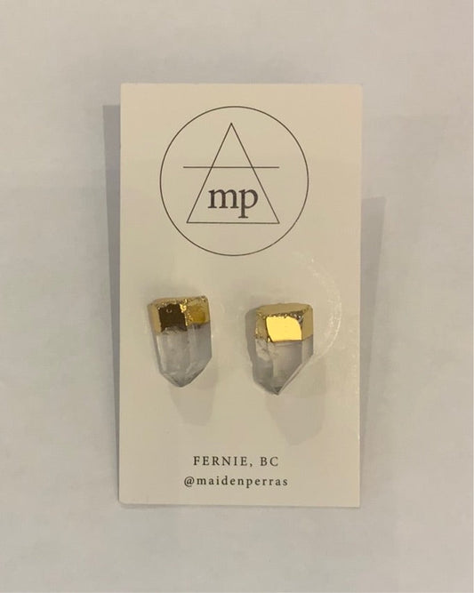 Maiden Perras Crystal Quartz Earrings